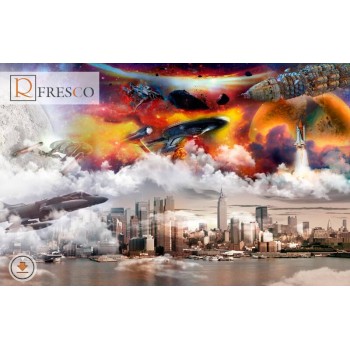 Фреска Renaissance Fresco Cities (F1141)