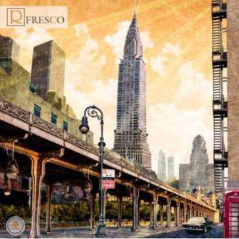 Фреска Renaissance Fresco Cities (F1211)