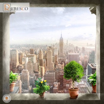 Фреска Renaissance Fresco Cities (f1261)