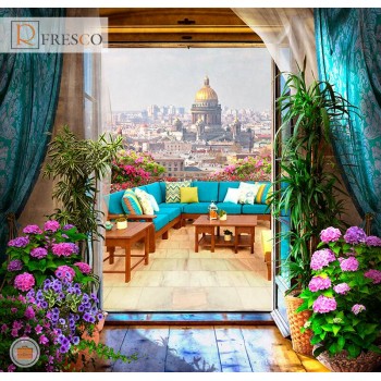Фреска Renaissance Fresco Landscapes (44435)