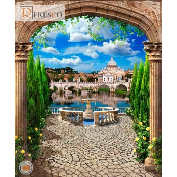 Фреска Renaissance Fresco Landscapes (4734)