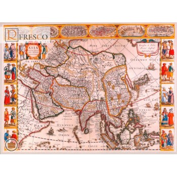 Фреска Renaissance Fresco Maps (1014)