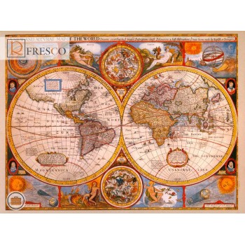 Фреска Renaissance Fresco Maps (1015)