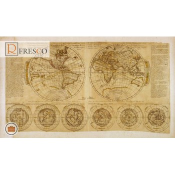 Фреска Renaissance Fresco Maps (1031)