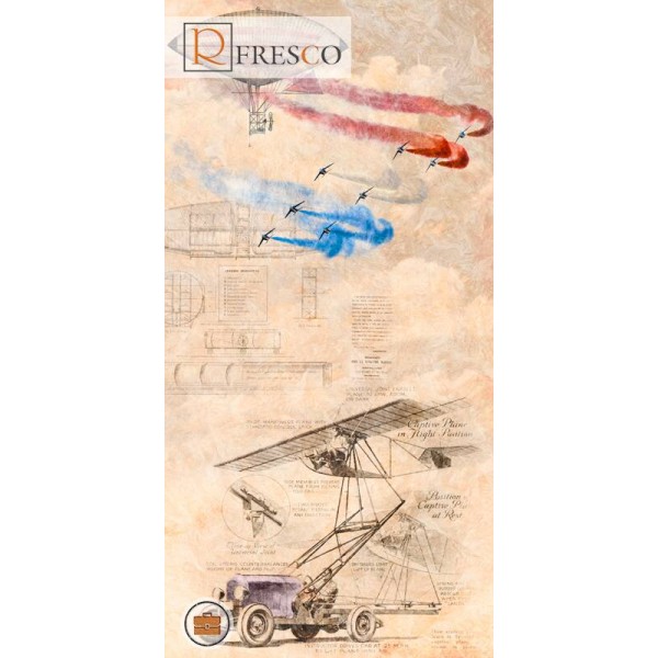 Фреска Renaissance Fresco Maps (1050)