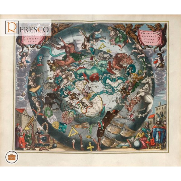 Фреска Renaissance Fresco Maps (12000)