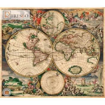 Фреска Renaissance Fresco Maps (12001)