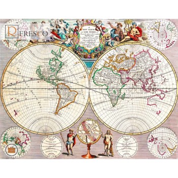 Фреска Renaissance Fresco Maps (12007)
