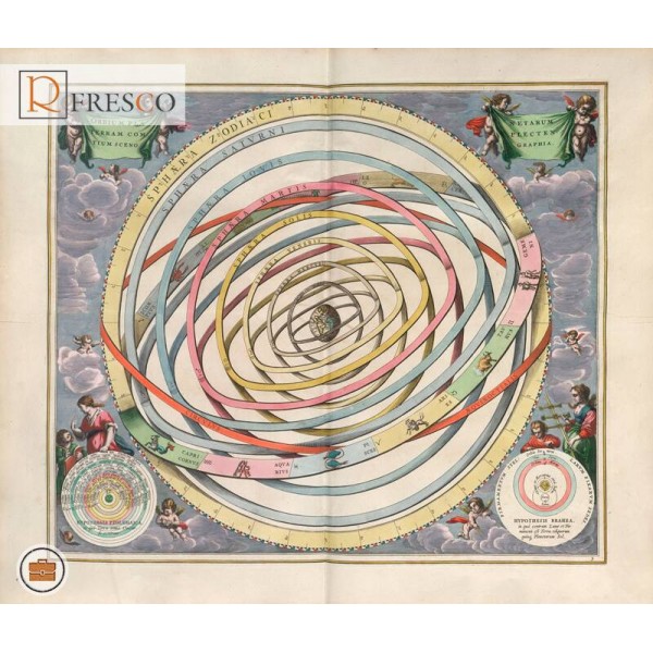 Фреска Renaissance Fresco Maps (12017)