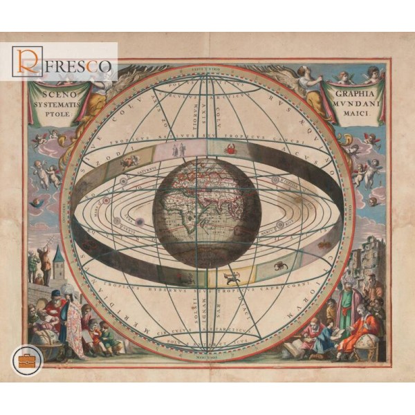 Фреска Renaissance Fresco Maps (12018)