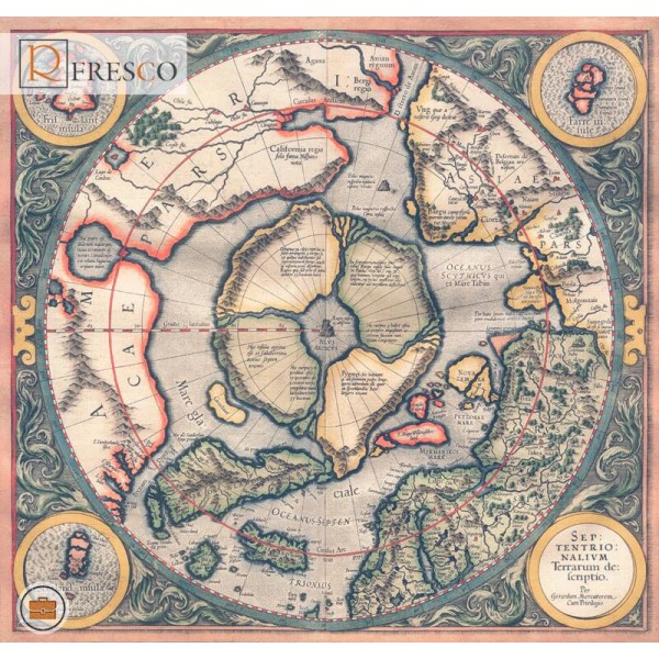 Фреска Renaissance Fresco Maps (12019)