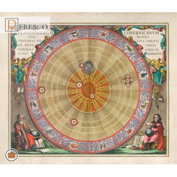 Фреска Renaissance Fresco Maps (12020)