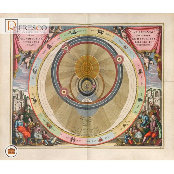 Фреска Renaissance Fresco Maps (12023)