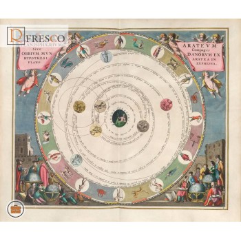 Фреска Renaissance Fresco Maps (12029)