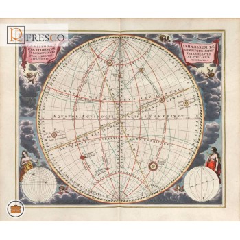 Фреска Renaissance Fresco Maps (12031)