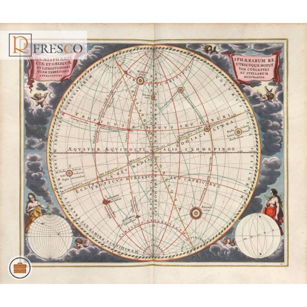Фреска Renaissance Fresco Maps (12031)