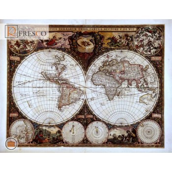 Фреска Renaissance Fresco Maps (12035)