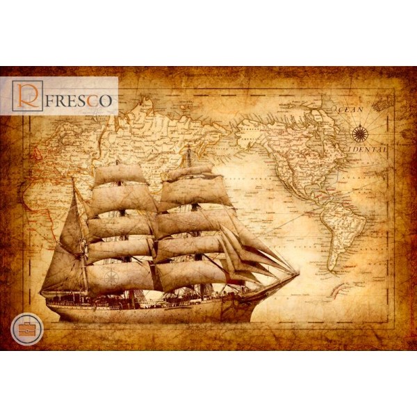 Фреска Renaissance Fresco Maps (12039)