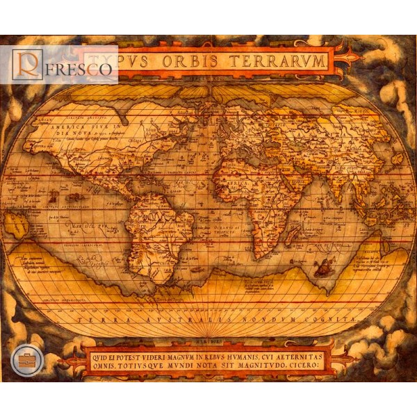 Фреска Renaissance Fresco Maps (12047)