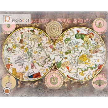 Фреска Renaissance Fresco Maps (12048)
