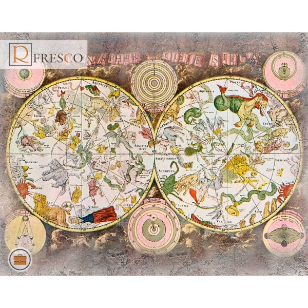 Фреска Renaissance Fresco Maps (12048)