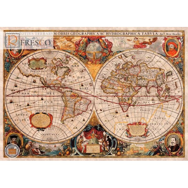 Фреска Renaissance Fresco Maps (12054)