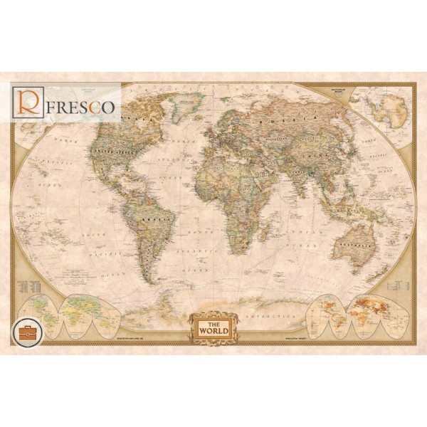 Фреска Renaissance Fresco Maps (12055)