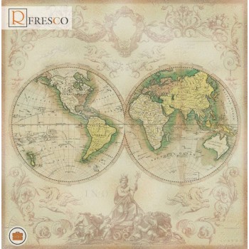 Фреска Renaissance Fresco Maps (12058)