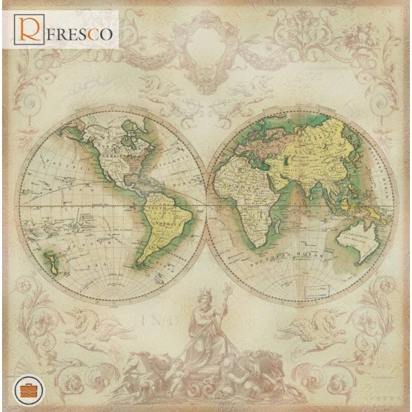 Фреска Renaissance Fresco Maps (12058)