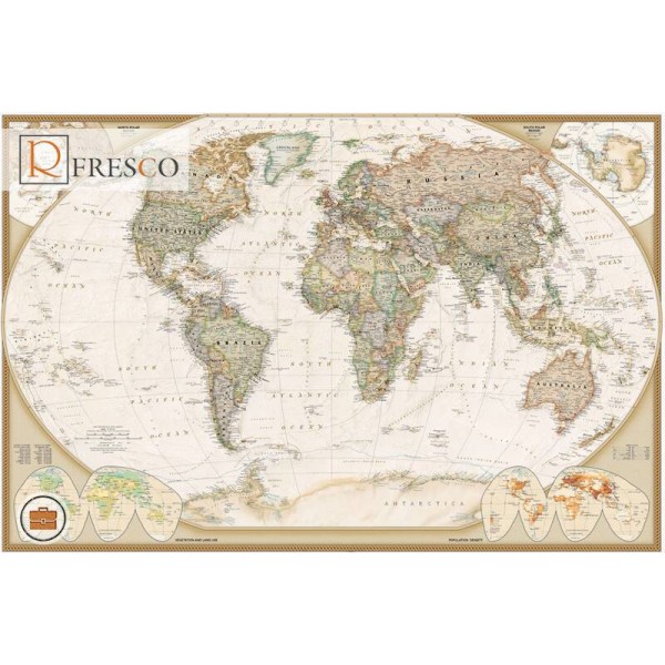 Фреска Renaissance Fresco Maps (12061)
