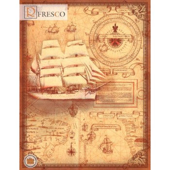 Фреска Renaissance Fresco Maps (12065)
