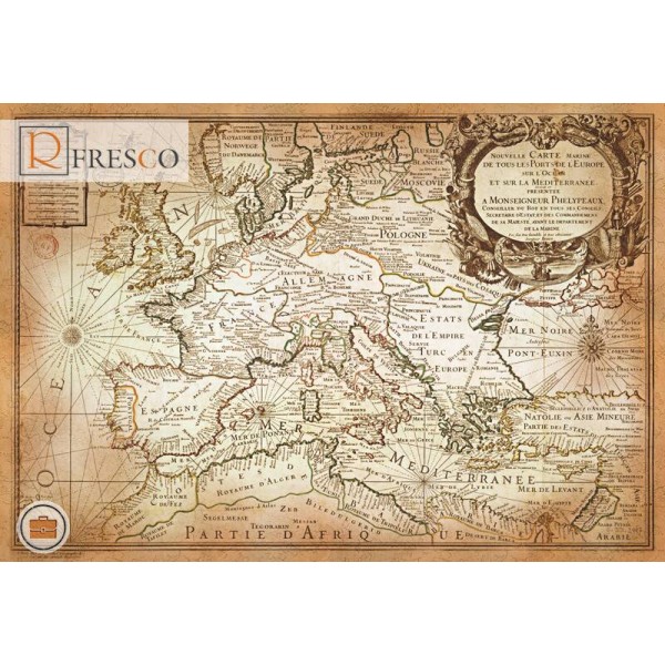 Фреска Renaissance Fresco Maps (12069)