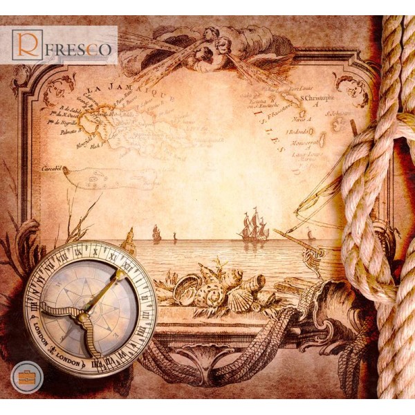 Фреска Renaissance Fresco Maps (12081)