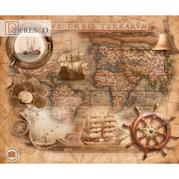 Фреска Renaissance Fresco Maps (12091)