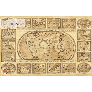 Фреска Renaissance Fresco Maps (12102)