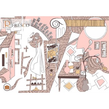 Фреска Renaissance Fresco Maps (ag0108)