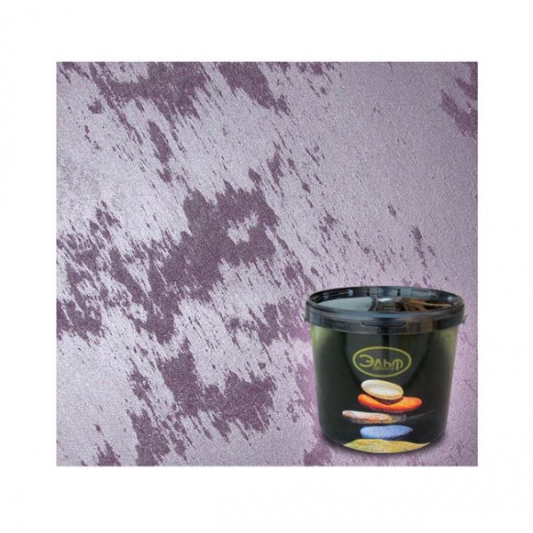 Декоративное покрытие с эффектом песчаных вихрей Эльф Декор Sahara Silver (5 кг)