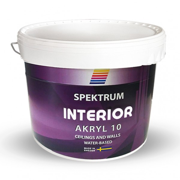 Краска Spektrum Interior 10 база Hvit (9 л)